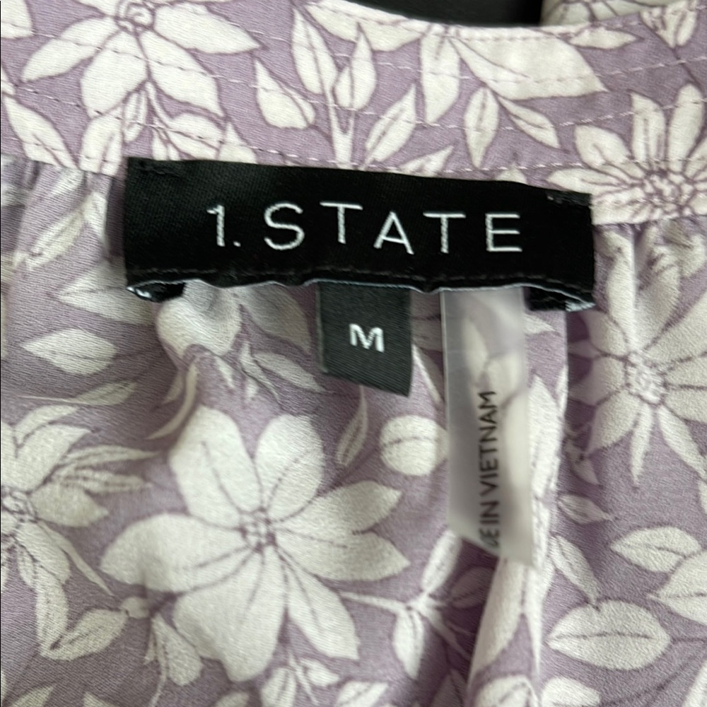 1. State Purple Tank Top Blouse - Picture 5 of 6